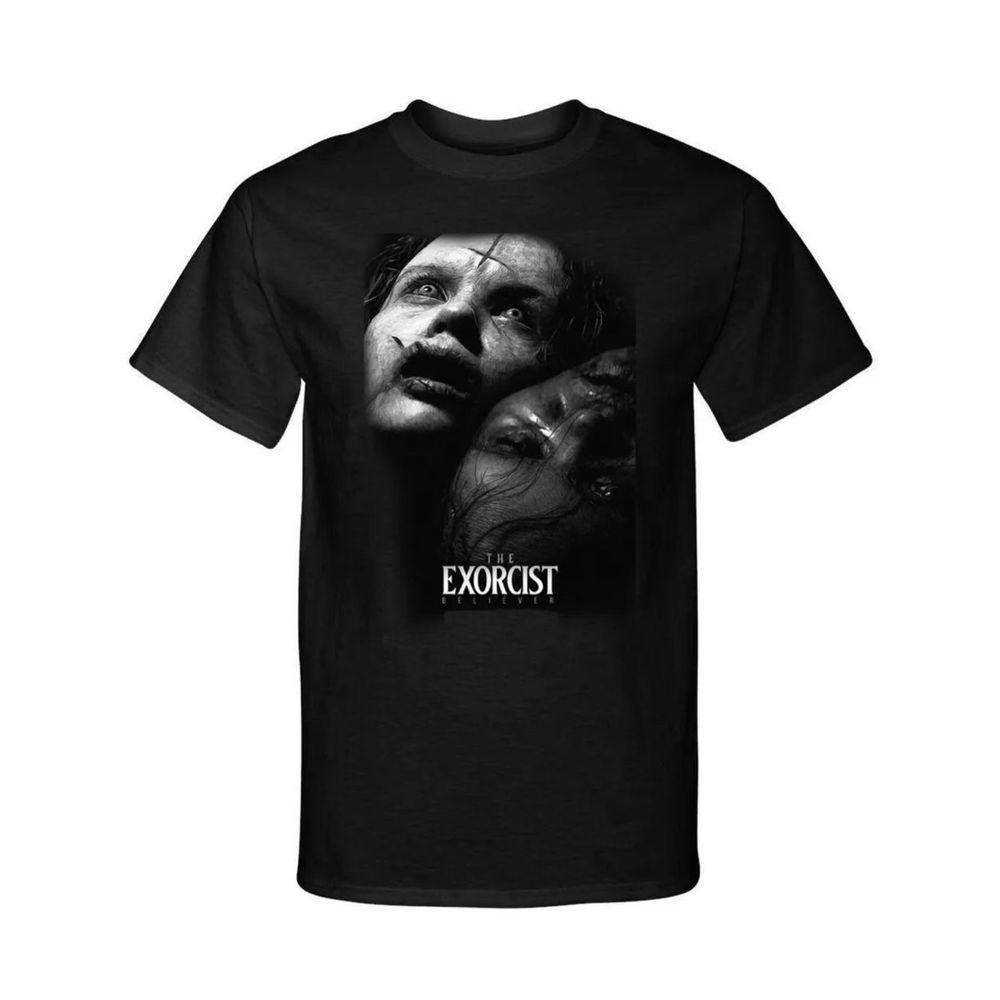 The Exorcist Believer Twins Halloween Horror Graphic Scary Fashion Tee T-Shirt